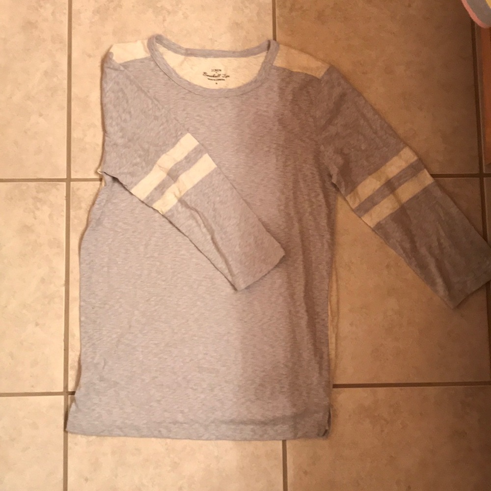 J Crew Baseball Tee